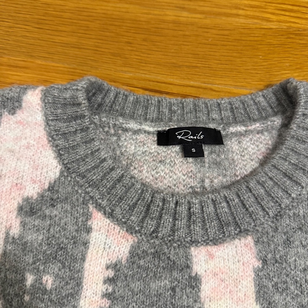 Rails Virgo Sweater Grey Tie Dye - image 5